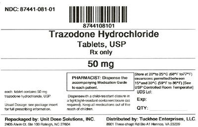 Trazodone 50 mg (8744108101 Trazodone Hydrochloride 50 mg)